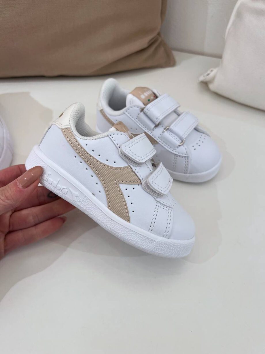 Shop Online Sneakers game step girl bianche e beige Diadora