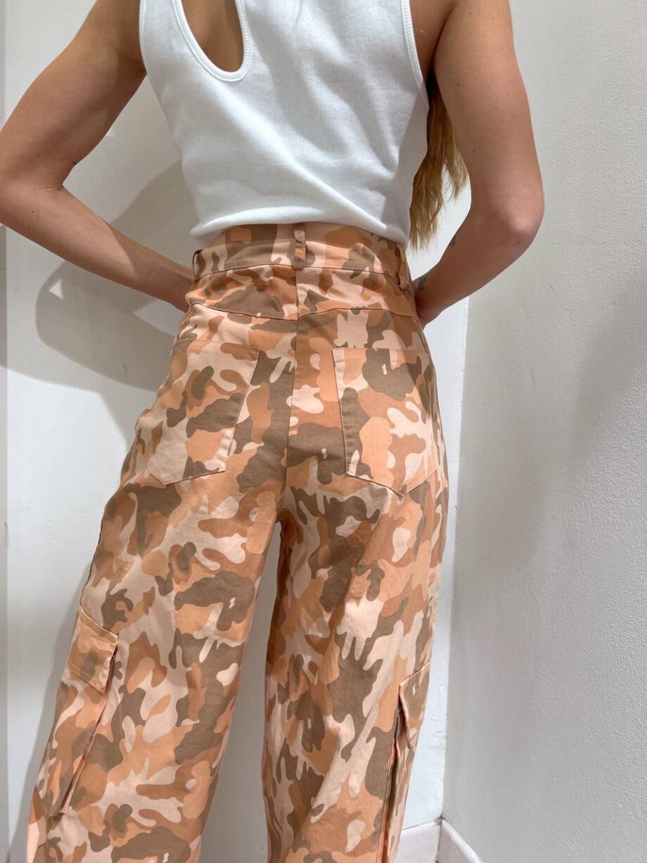 Shop Online Pantalone cargo camouflage albicocca HaveOne