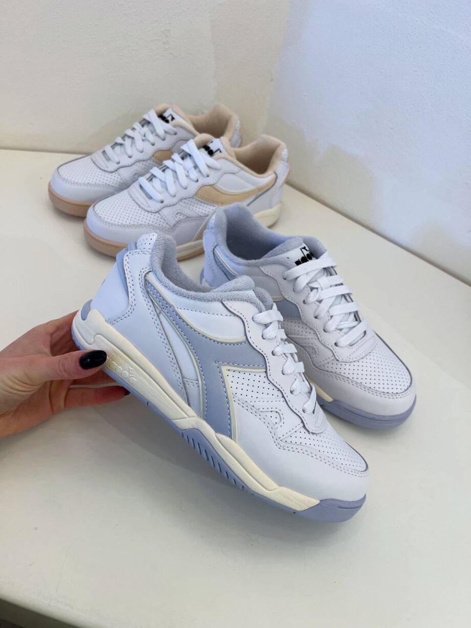 Shop Online Sneakers Winner bianche e azzurre Diadora