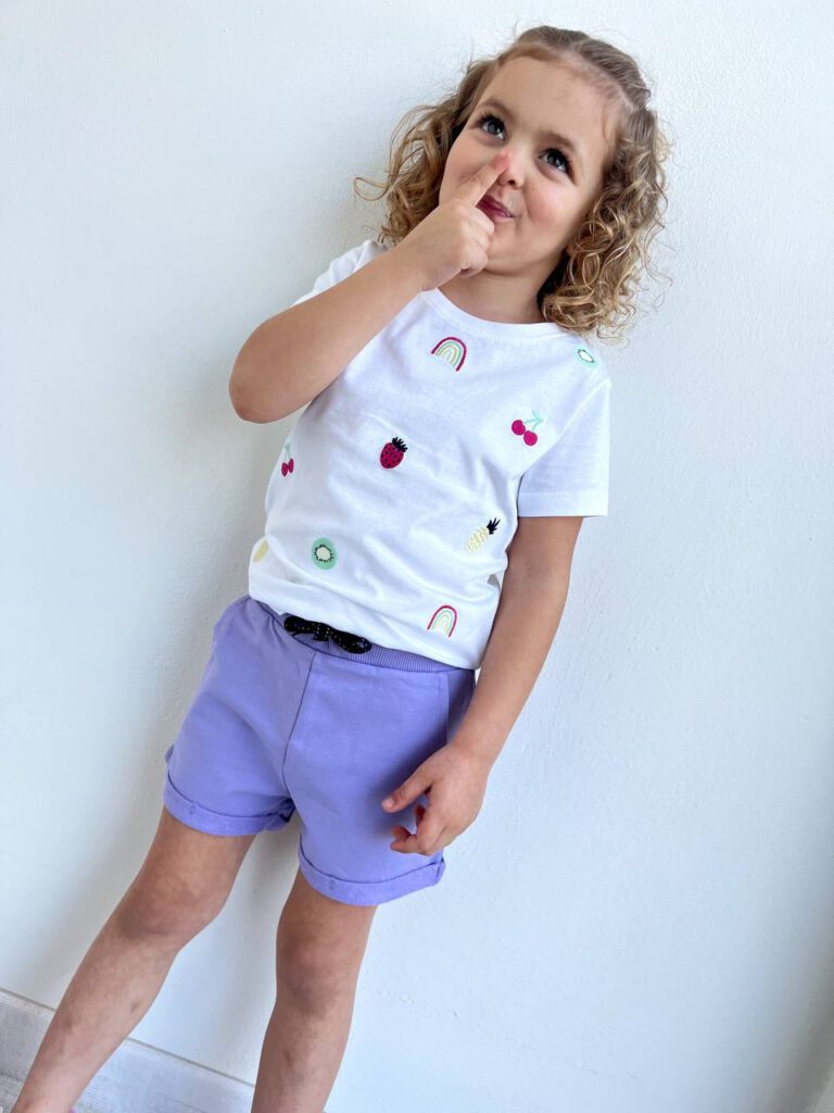 Short in felpa lilla con coulisse Name It Shop Online Short in felpa lilla con coulisse Name It