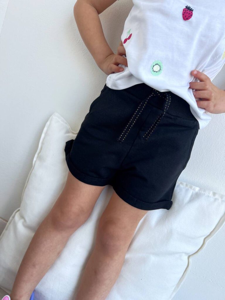 Short in felpa nero con coulisse Name It Shop Online Short in felpa nero con coulisse Name It