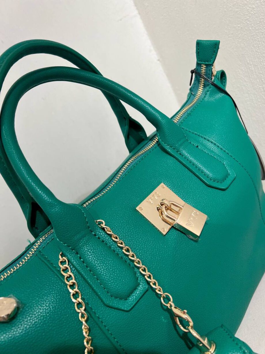 Shop Online Borsa Mariel shopper verde Mariel V73