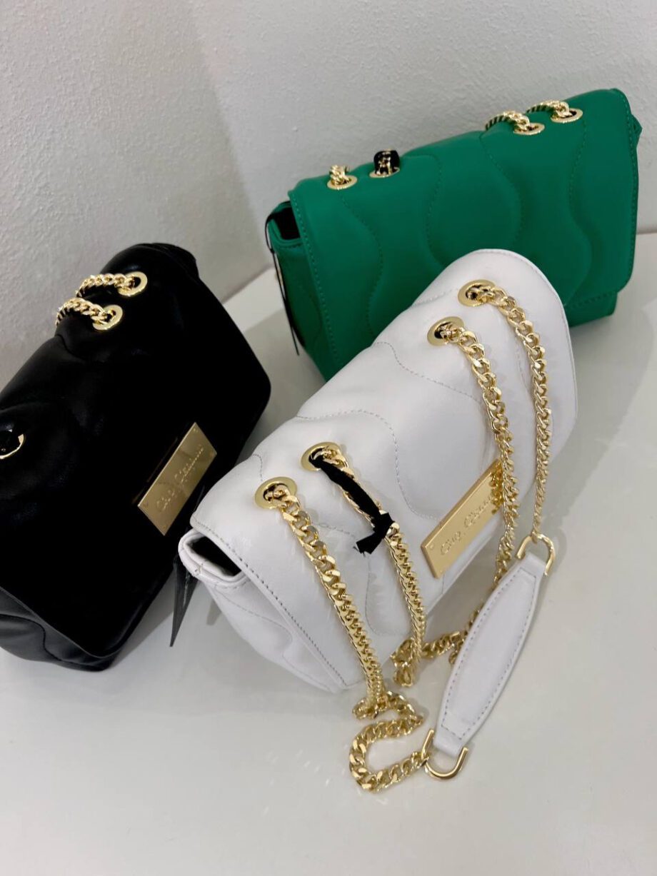 Shop Online Borsa Leyla mini matelassé verde Gio Cellini