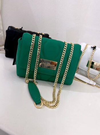 Shop Online Borsa Leyla mini matelassé verde Gio Cellini