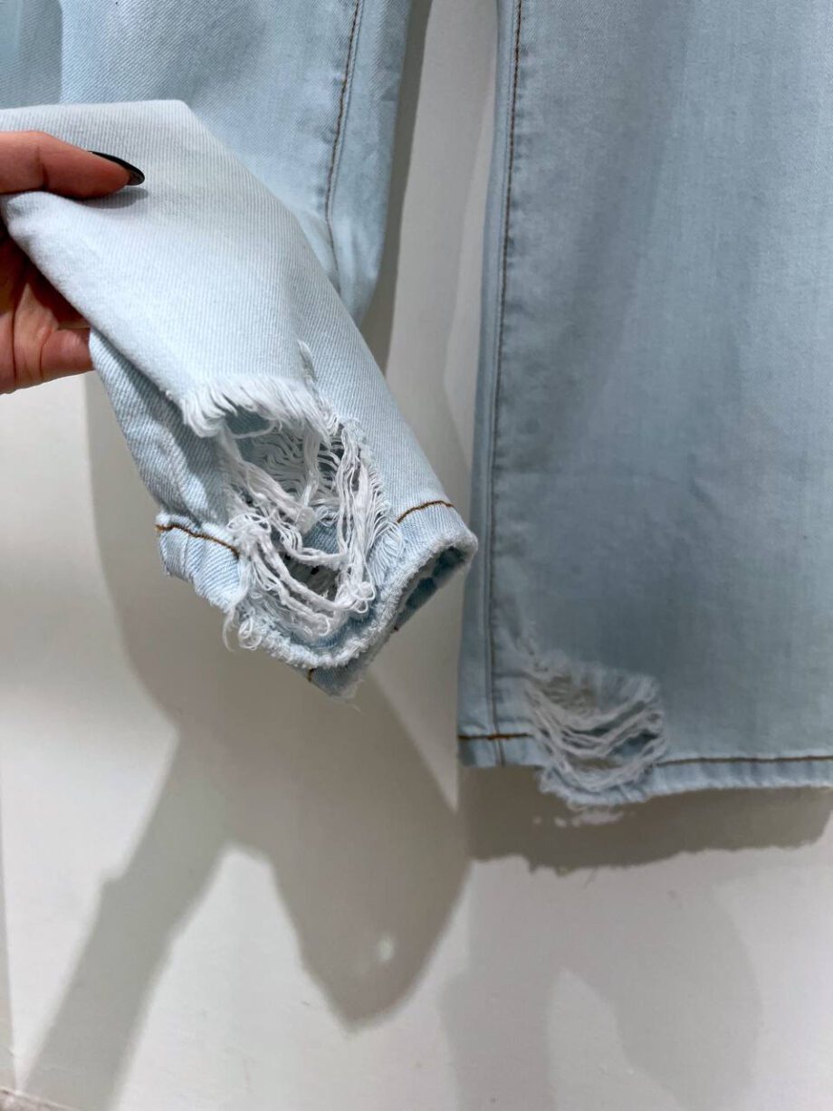 Shop Online Jeans palazzo chiaro con cintura Souvenir