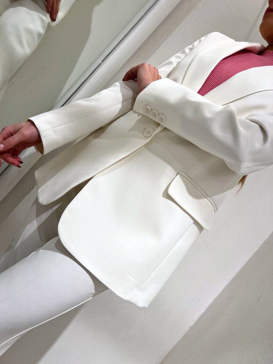 Shop Online Blazer un bottone bianco Vicolo