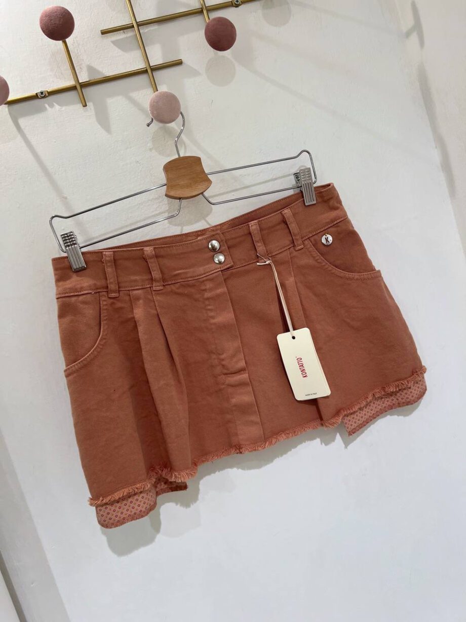 Shop Online Minigonna in jeans terra Kontatto