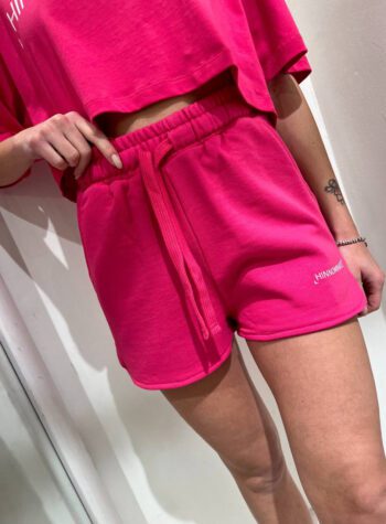 Shop Online Short in felpa fucsia Hinnominate