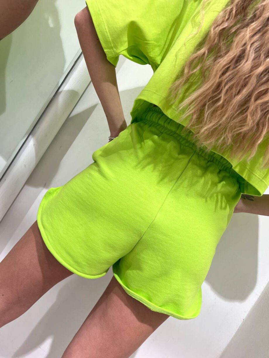 Shop Online Short in felpa lime Hinnominate