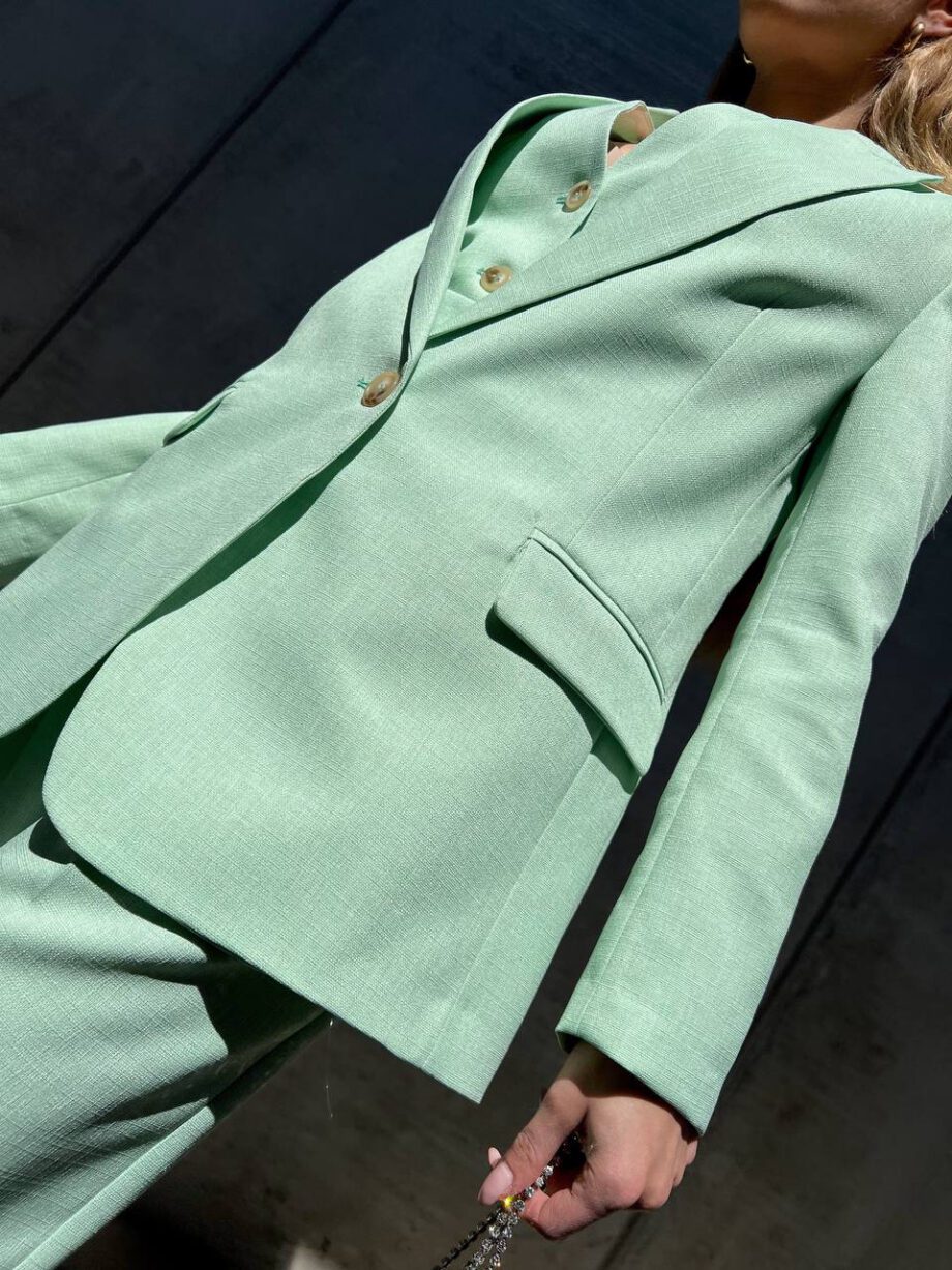 Shop Online Blazer menta un bottone Vicolo