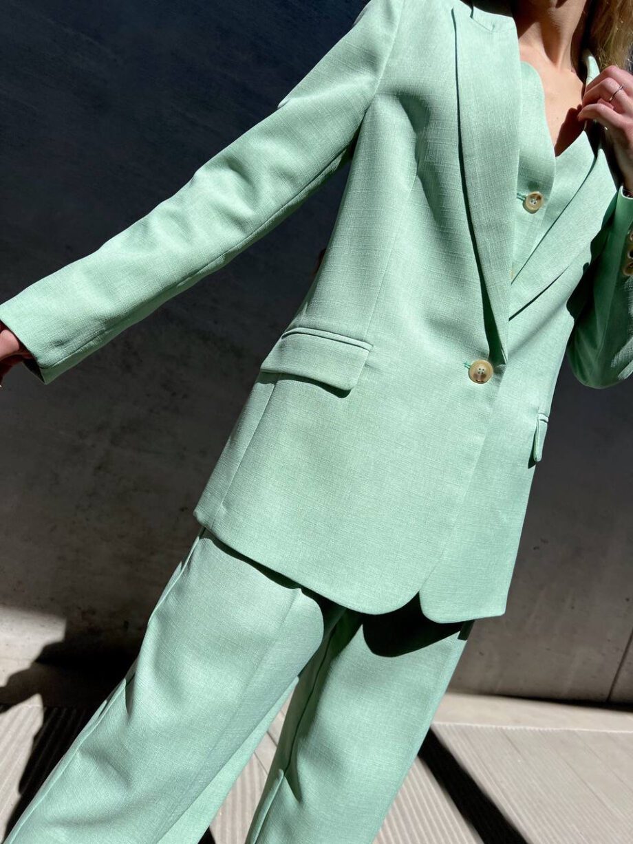 Shop Online Blazer menta un bottone Vicolo