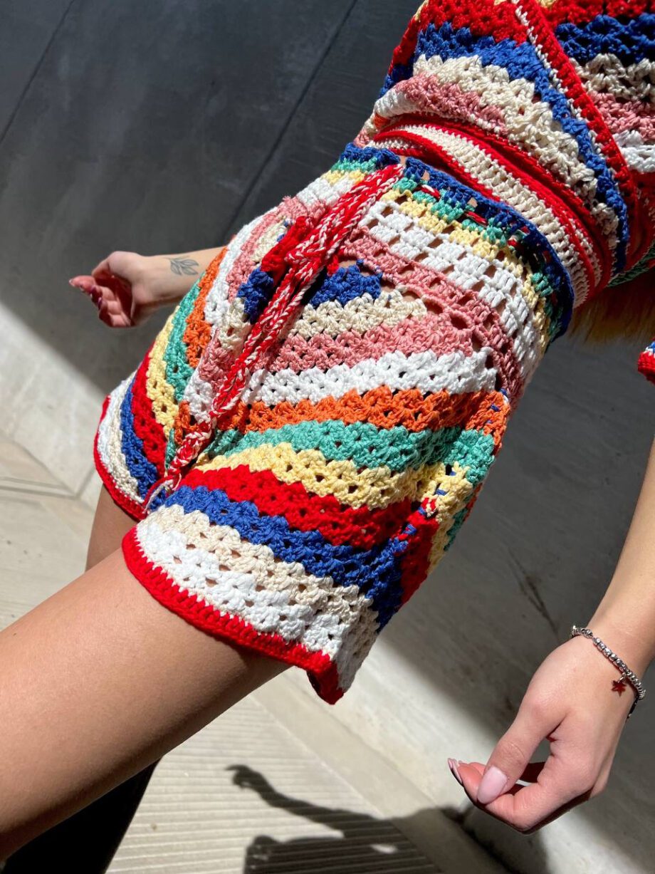 Shop Online Short Ugento uncinetto multicolore Odì Odì