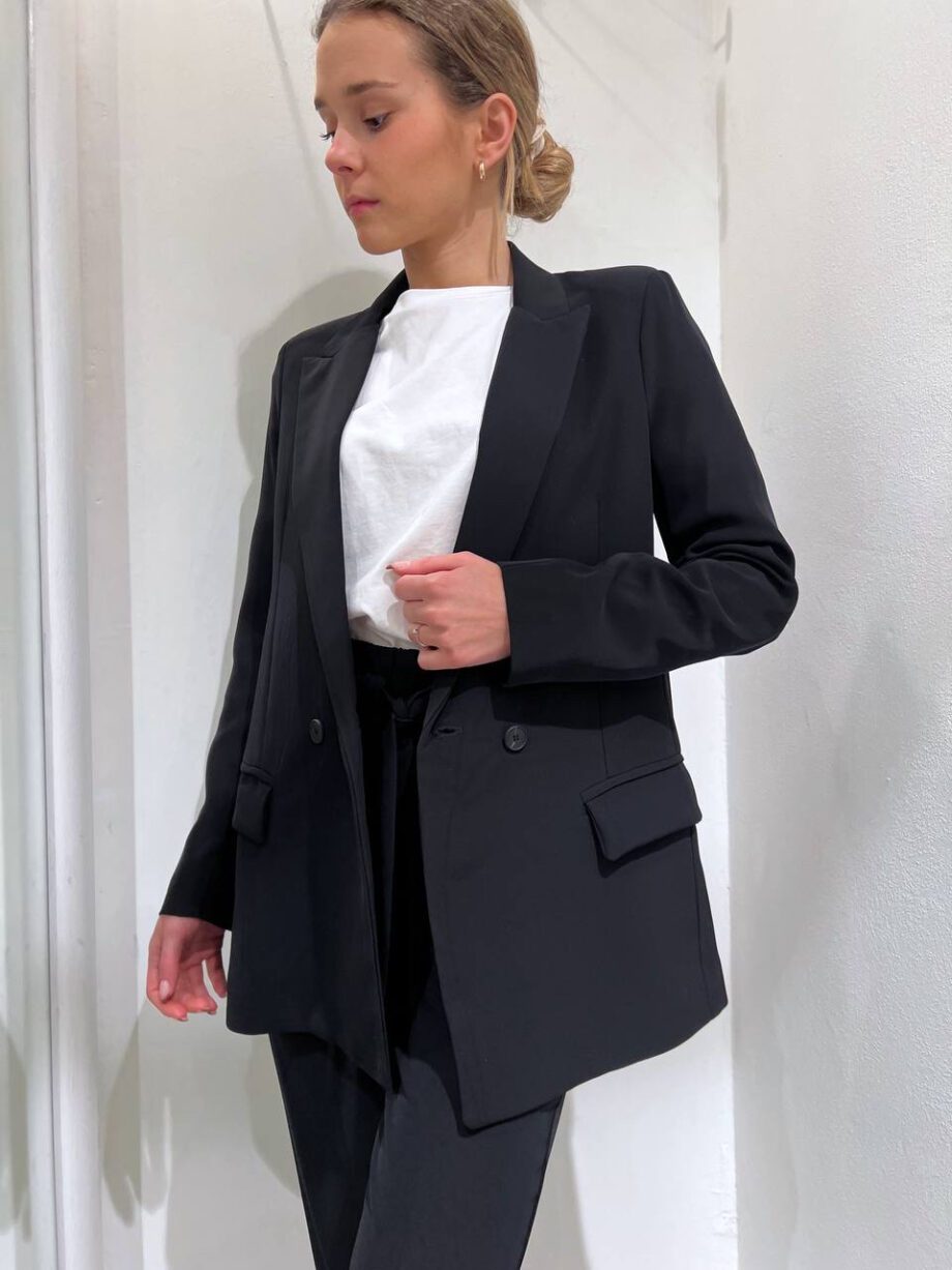 Shop Online Blazer nero doppiopetto Souvenir