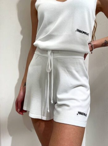 Shop Online Short in maglia bianco Hinnominate