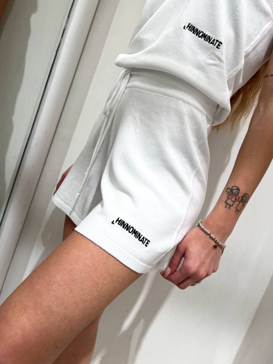 Shop Online Short in maglia bianco Hinnominate