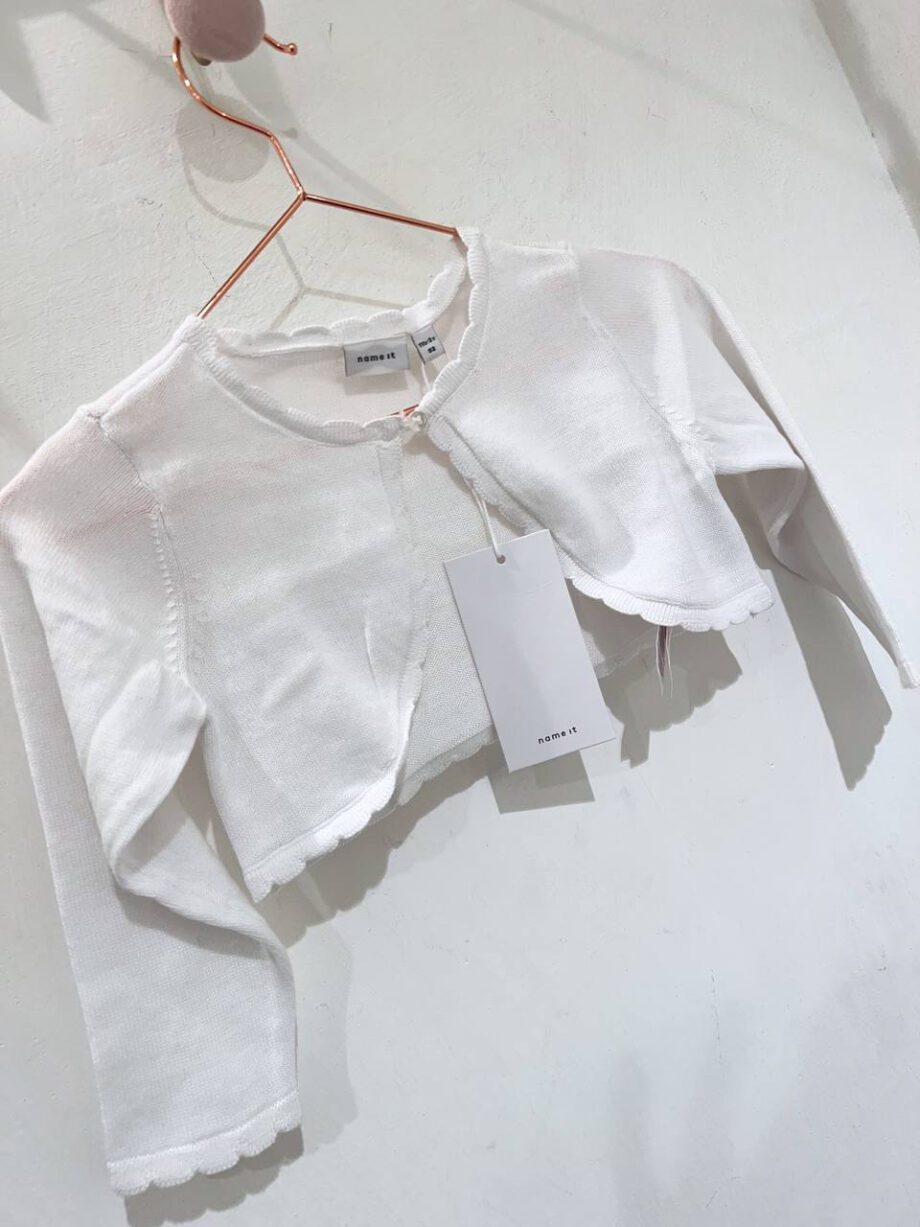 Shop Online Coprispalle crop bianco con gale Name It