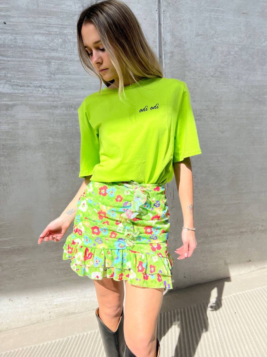 Shop Online T-shirt Montalcino oversized lime Odì Odì