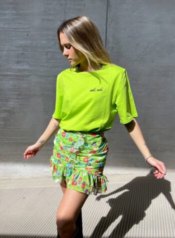 Shop Online T-shirt Montalcino oversized lime Odì Odì