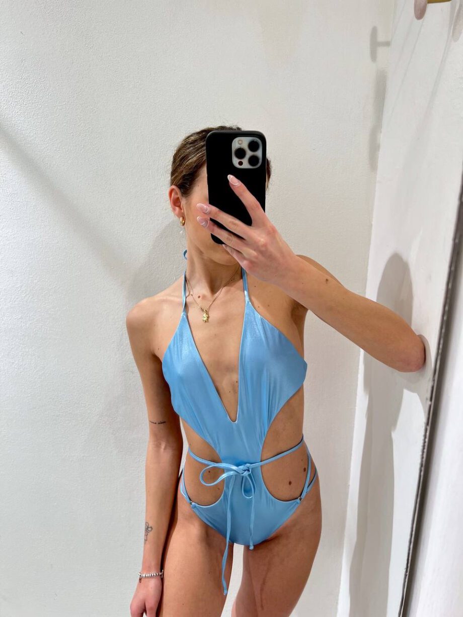 Shop Online Bikini intero Ariane azzurro Matinée