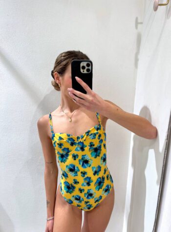 Shop Online Bikini intero Brigitte fiore giallo Matinée