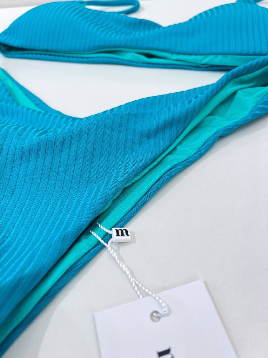 Shop Online Bikini Dora a costine turchese Matinée