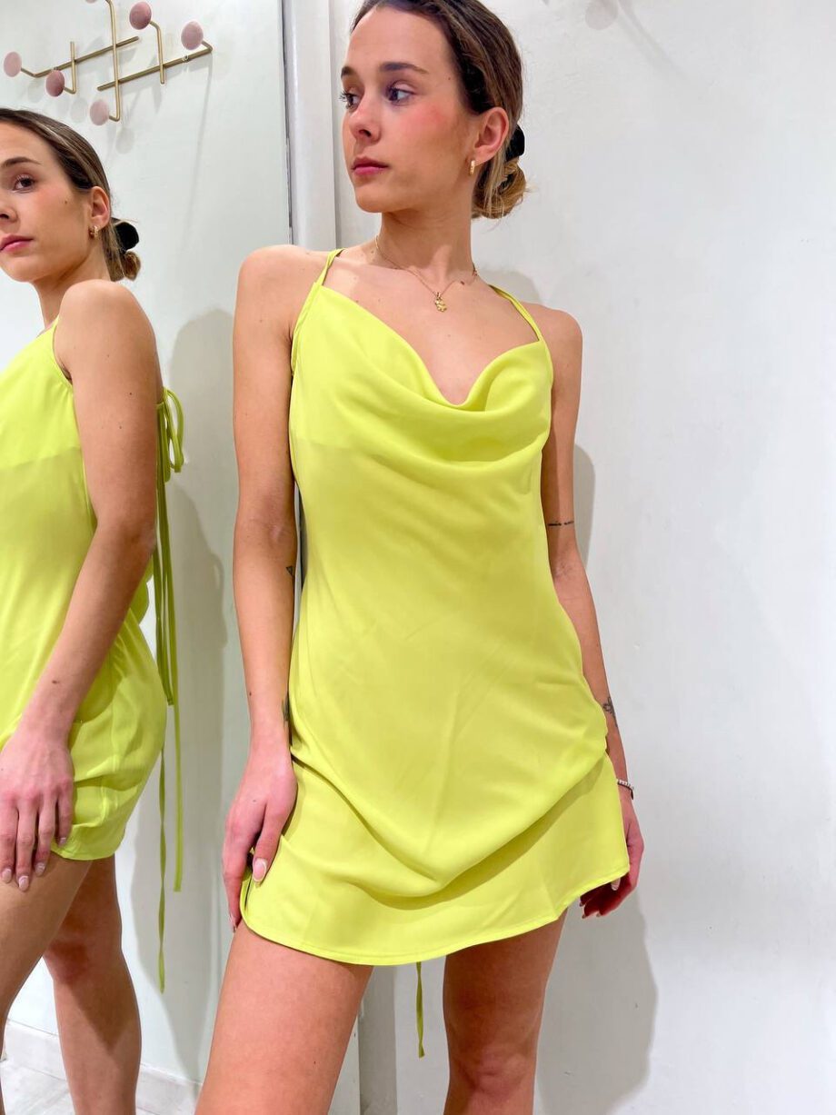 Shop Online Abito corto Greta lime Matinée