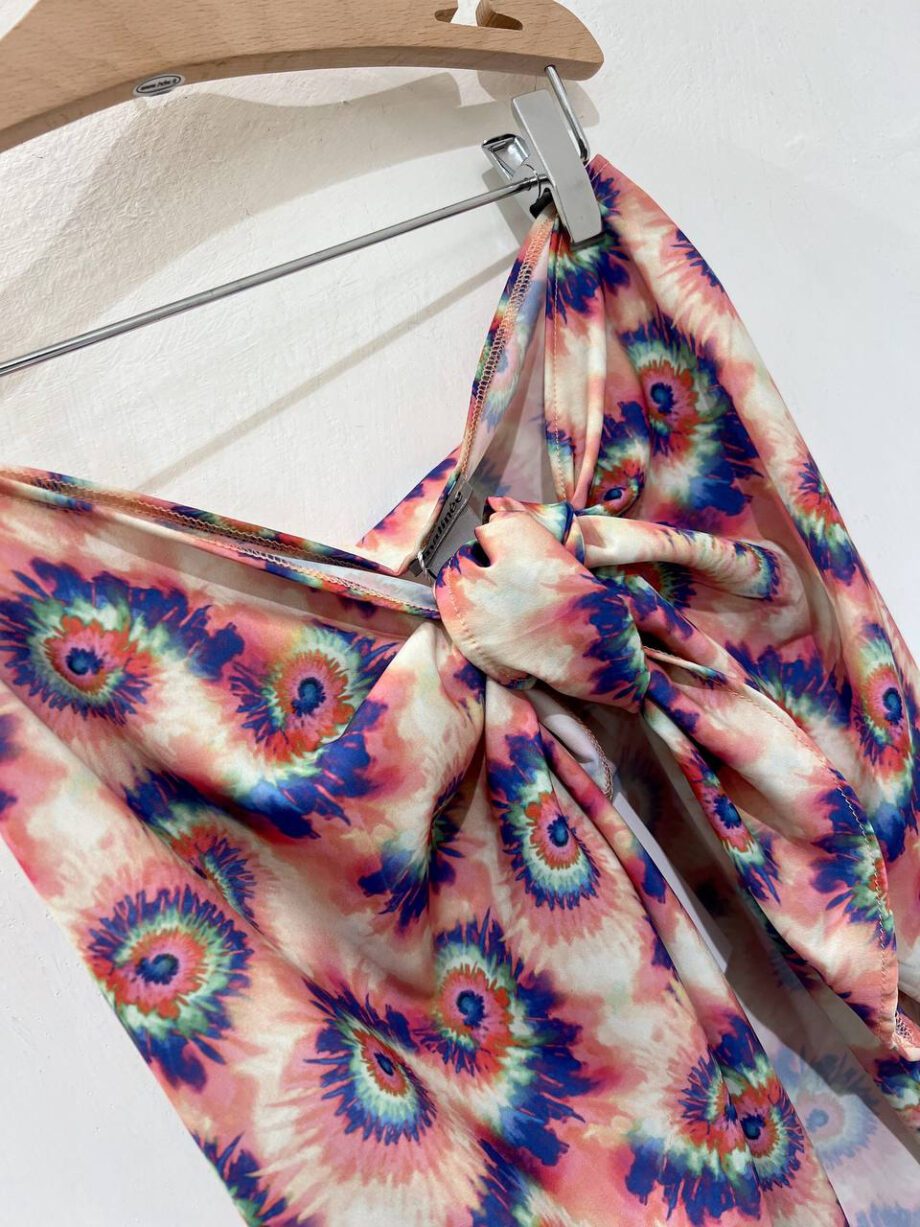 Shop Online Pareo corto Annette tie dye tie dye viola Matinée