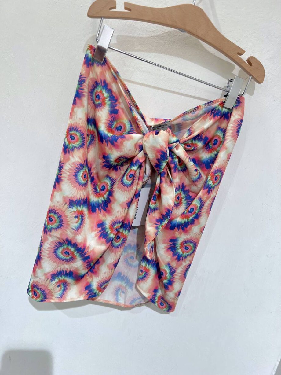 Shop Online Pareo corto Annette tie dye tie dye viola Matinée