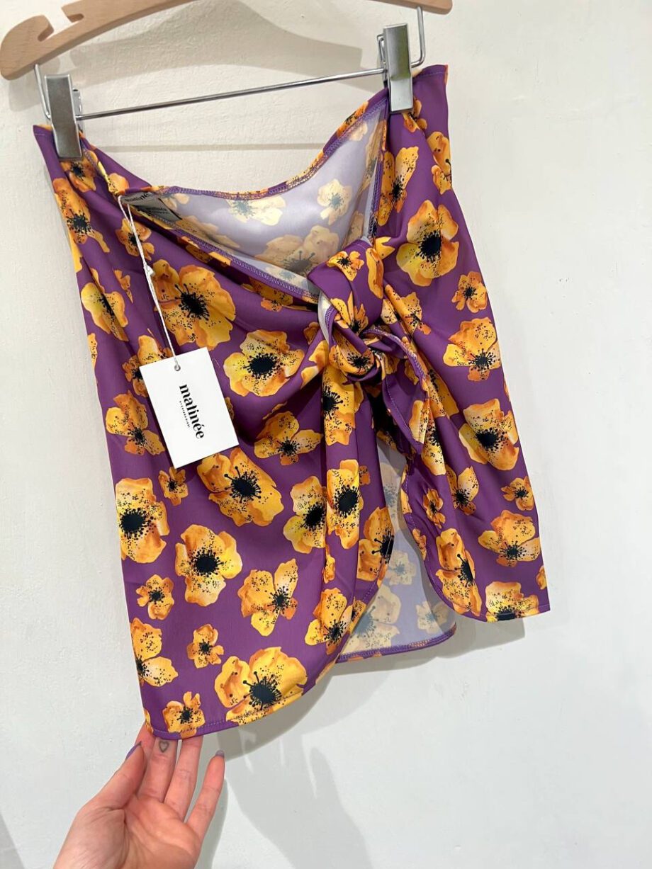 Shop Online Pareo corto Annette fiore viola Matinée