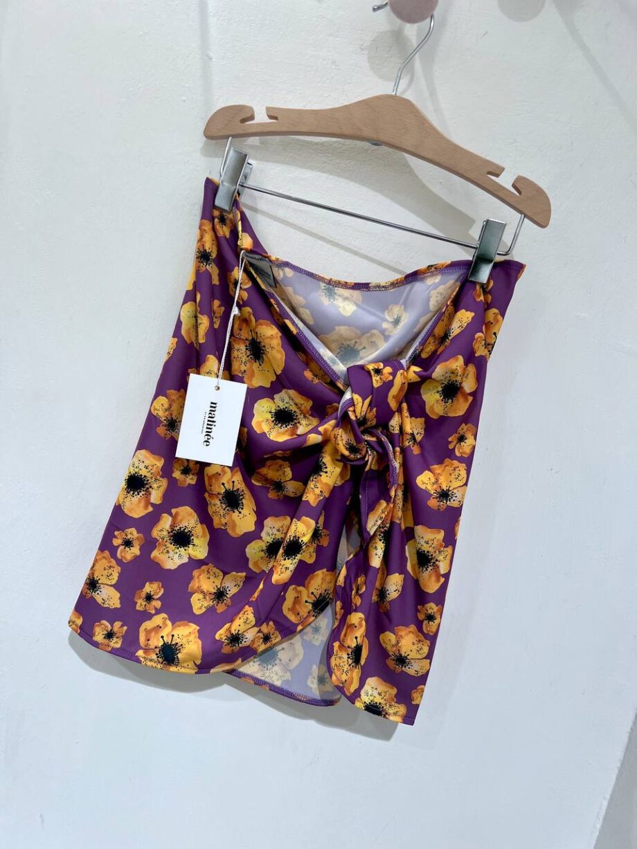 Shop Online Pareo corto Annette fiore viola Matinée