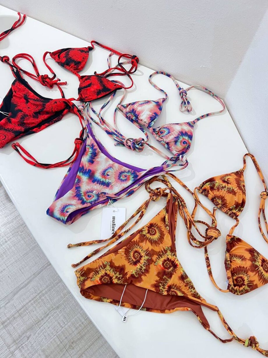 Shop Online Bikini Kate tie dye rosso Matinée