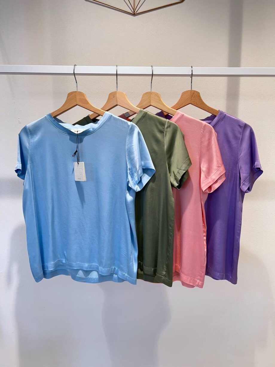 Shop Online T-shirt lilla in viscosa Vicolo