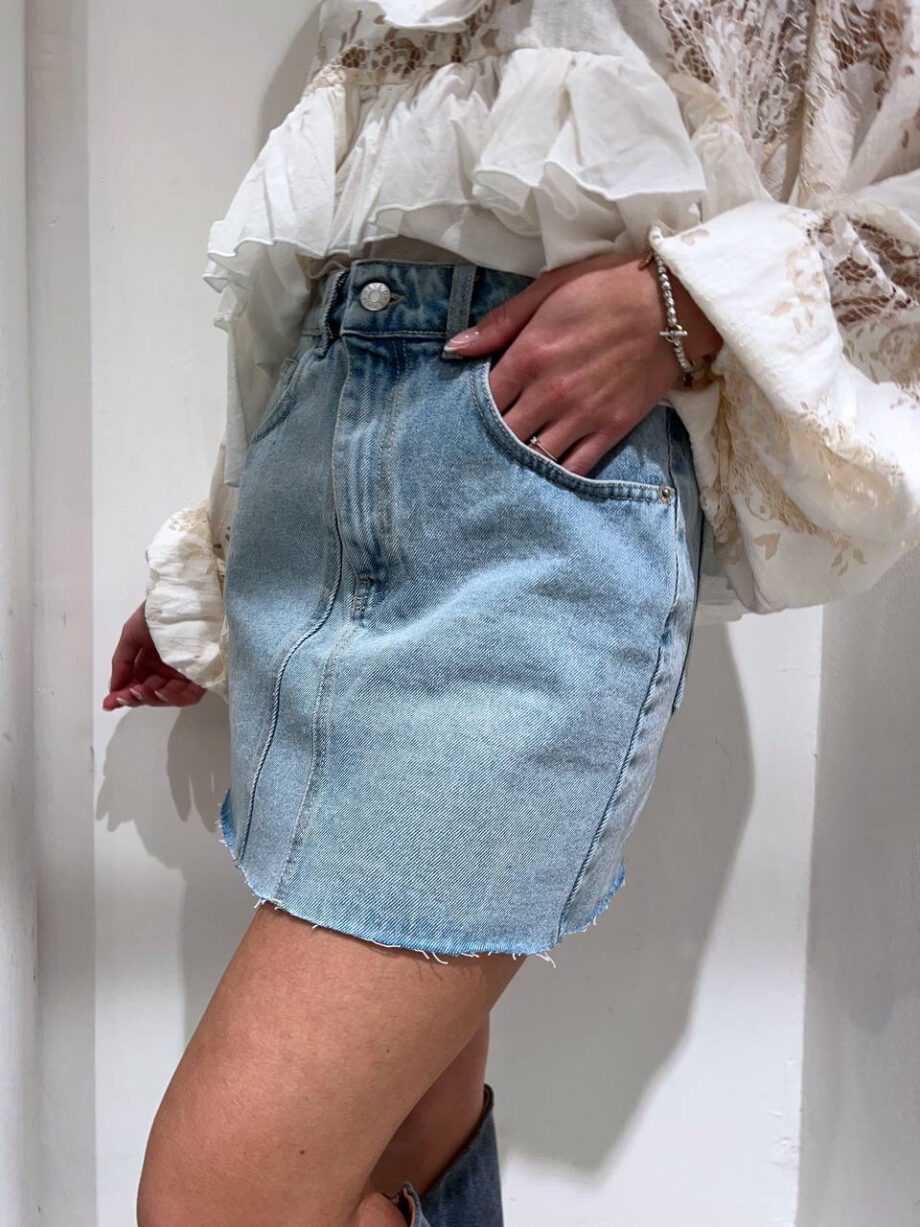 Shop Online Minigonna in jeans chiaro HaveOne