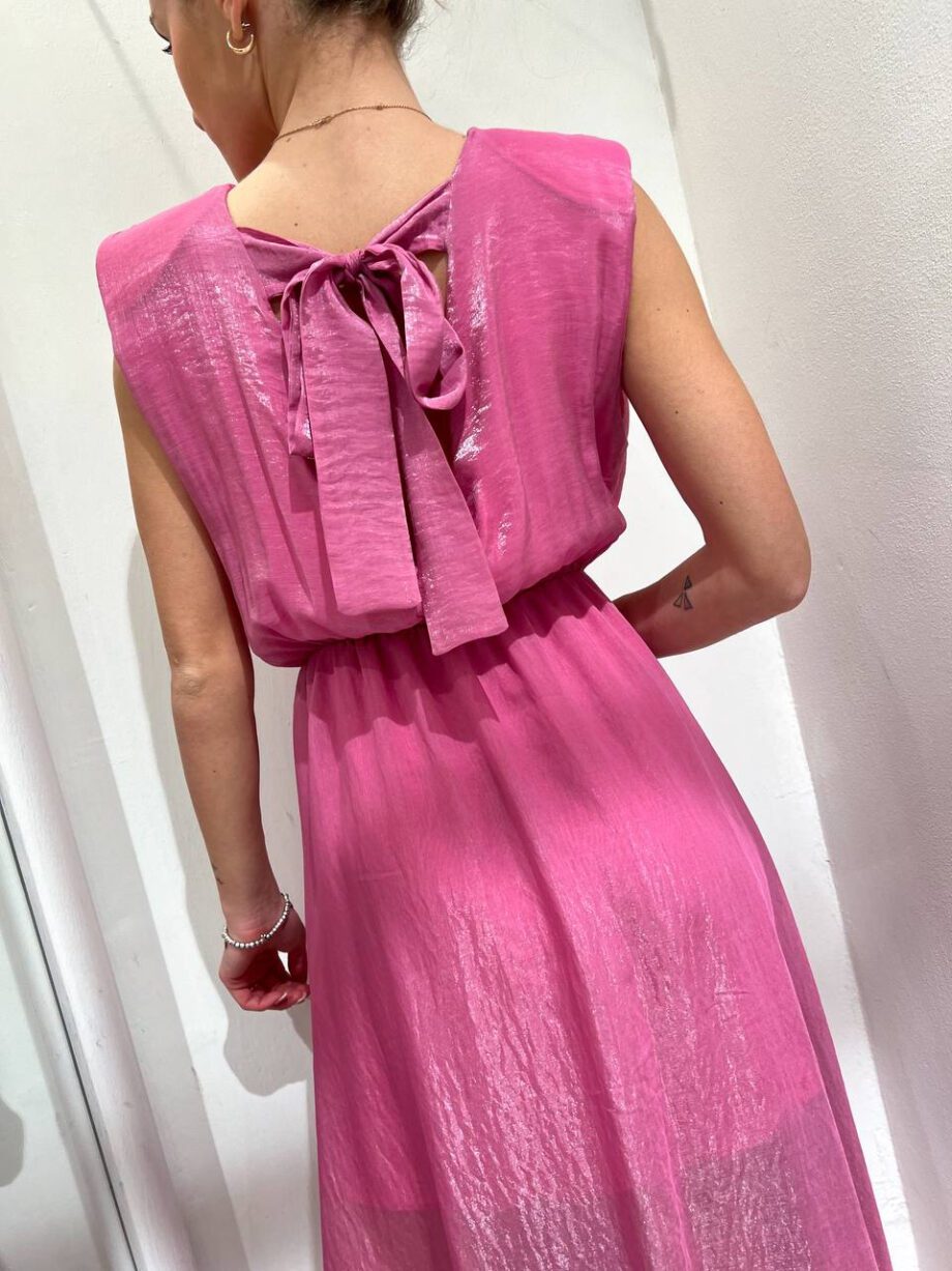 Shop Online Vestito lungo rosa antico laminato HaveOne
