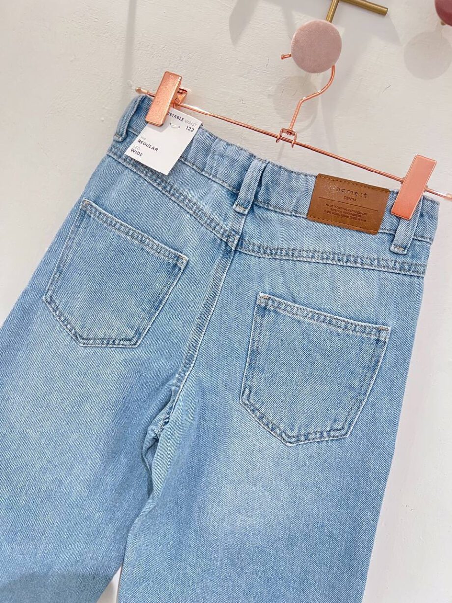 Shop Online Jeans chiaro palazzo con rotture Name it