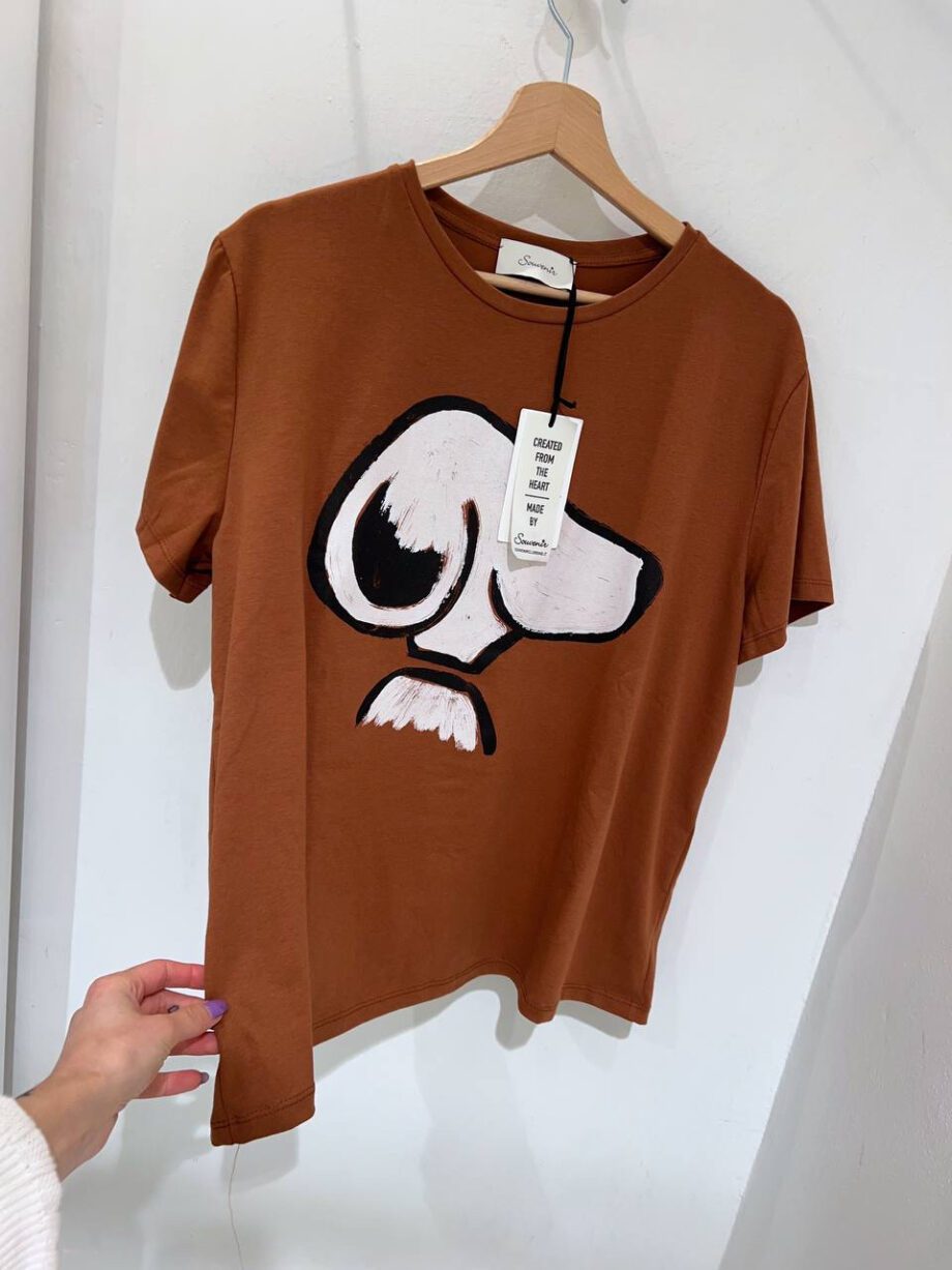 Shop Online T-shirt marrone snoopy Souvenir
