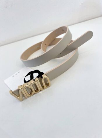 Shop Online Cintura panna fibbia con logo Vicolo