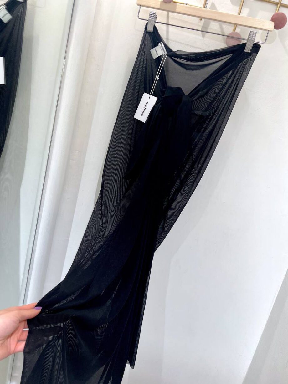 Shop Online Pareo lungo Alexandra nero Matinée