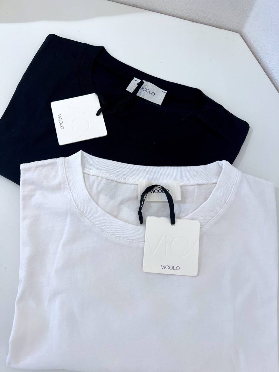 Shop Online T-shirt bianca a scatoletta Vicolo
