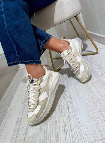 Shop Online Sneakers jolly dune bianco e beige Diadora