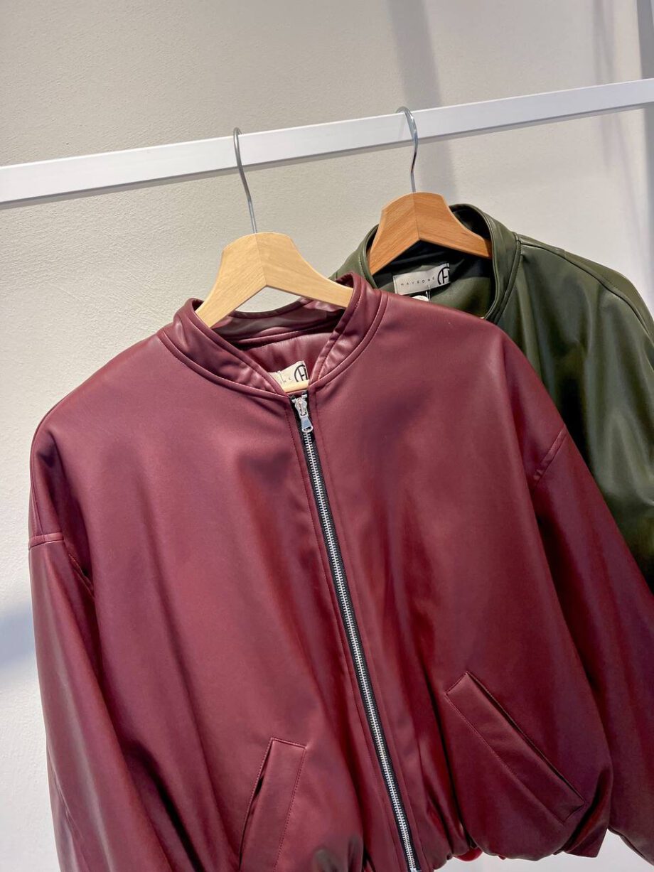 Shop Online Bomber over in ecopelle bordeaux HaveOne