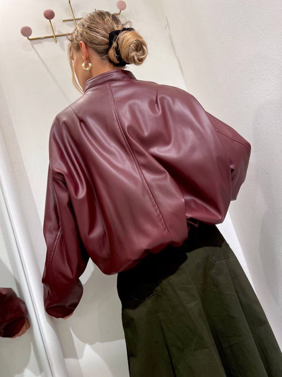 Shop Online Bomber over in ecopelle bordeaux HaveOne