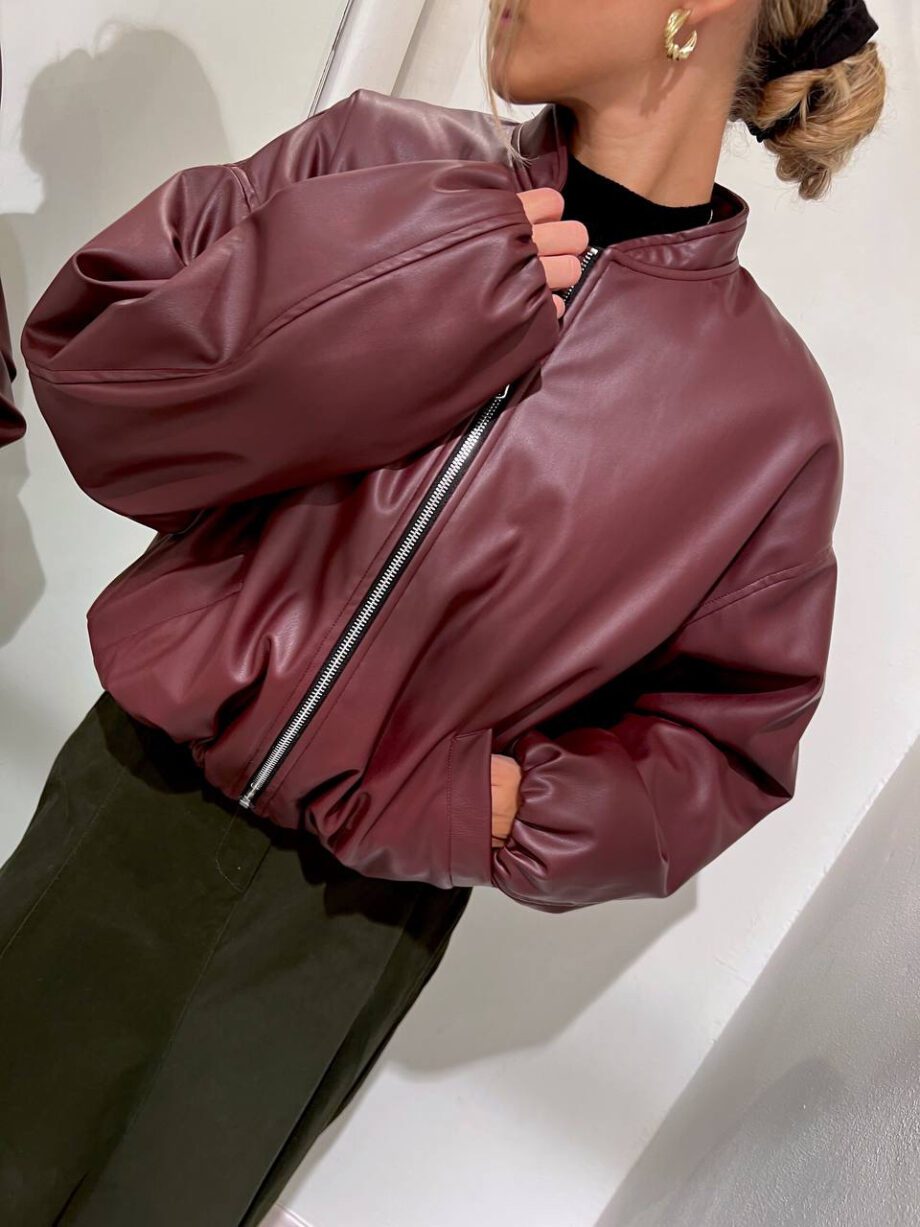 Shop Online Bomber over in ecopelle bordeaux HaveOne