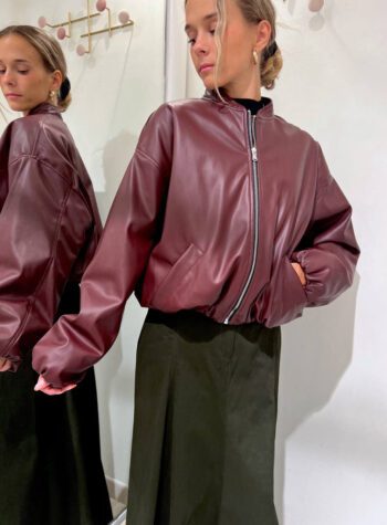 Shop Online Bomber over in ecopelle bordeaux HaveOne