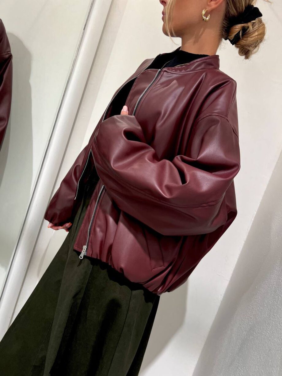 Shop Online Bomber over in ecopelle bordeaux HaveOne