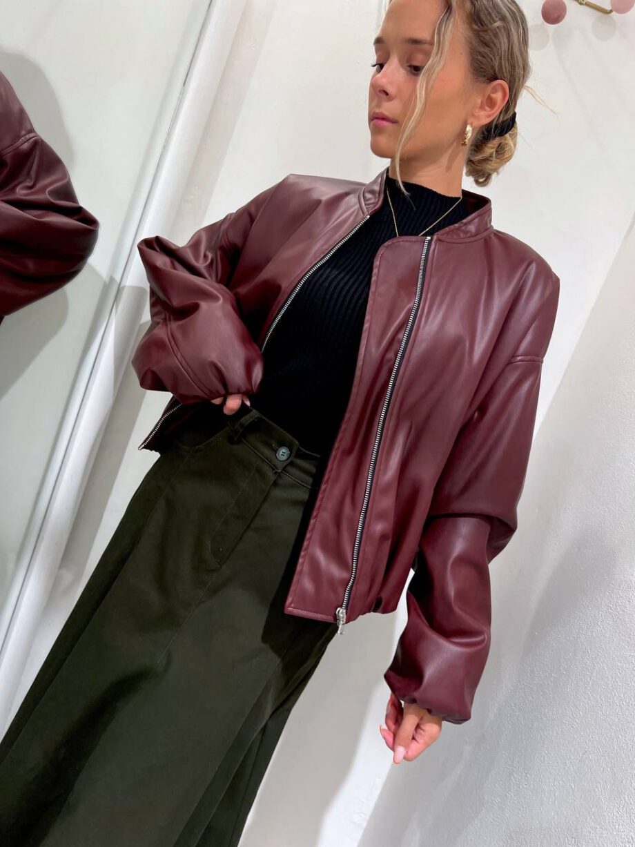 Shop Online Bomber over in ecopelle bordeaux HaveOne