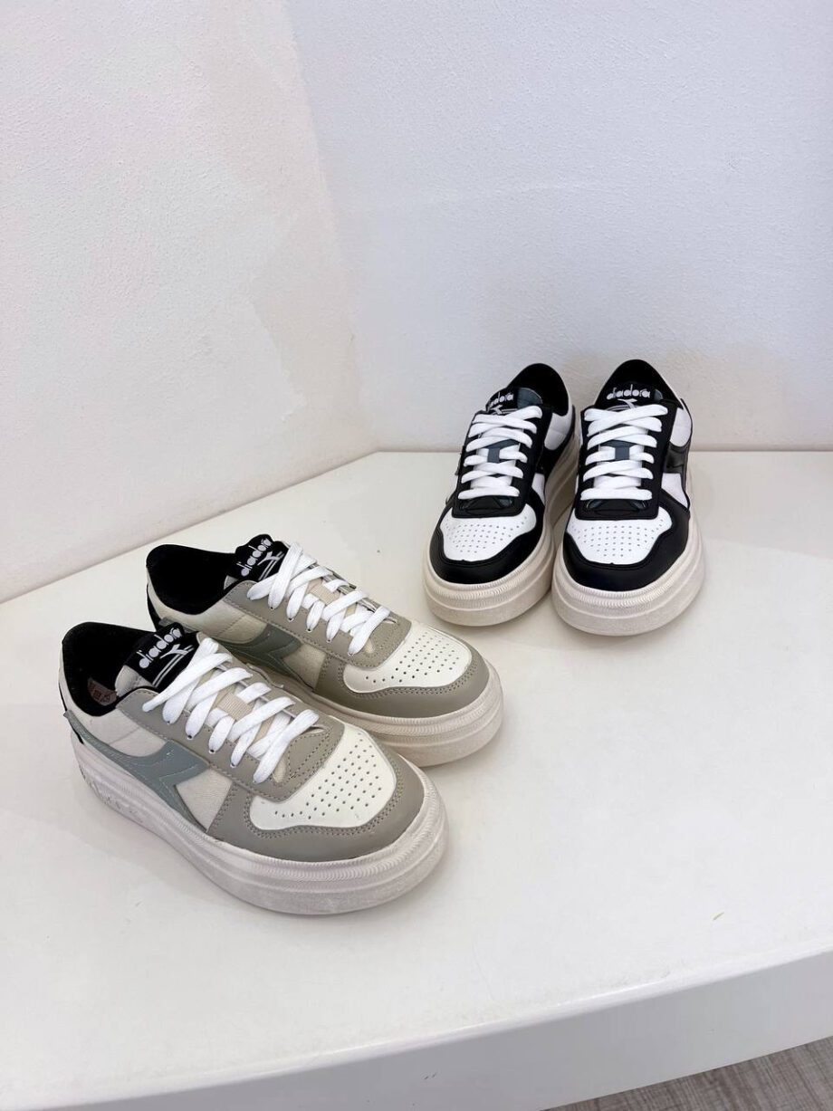 Shop Online Sneakers magic bold dunes bianche e nere Diadora