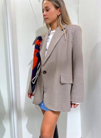 Shop Online Blazer oversize pied de poule HaveOne