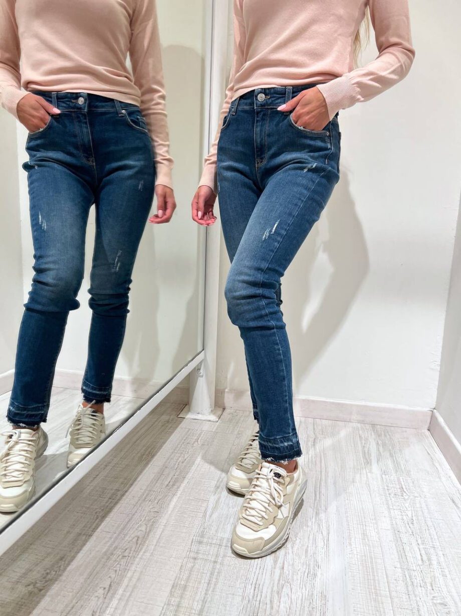 Shop Online Jeans Margot scuro skinny Vicolo