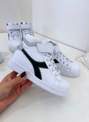 Shop Online Sneakers game high ps bianche e nere Diadora